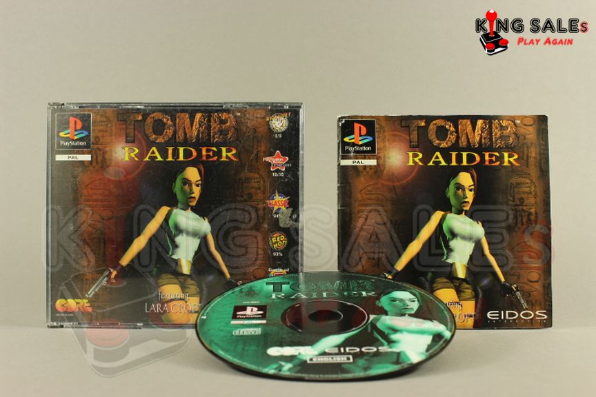 PlayStation Videospiel Tomb Raider Hülle mit Anleitung und Disc