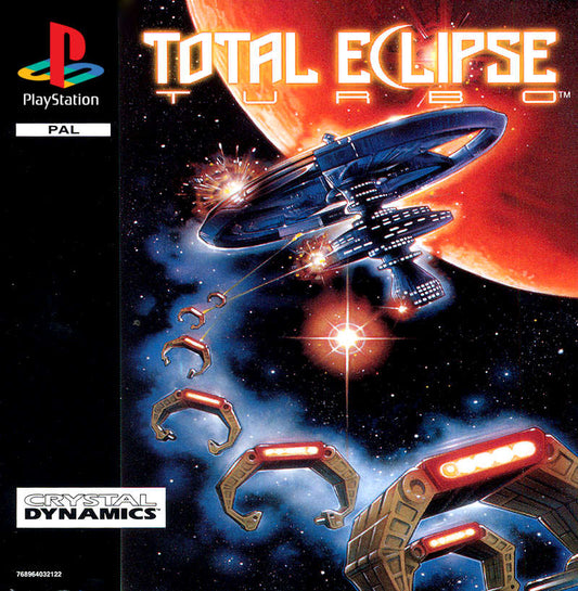 PlayStation Videospiel Total Eclips Turbo Hülle mit Anleitung und Disc