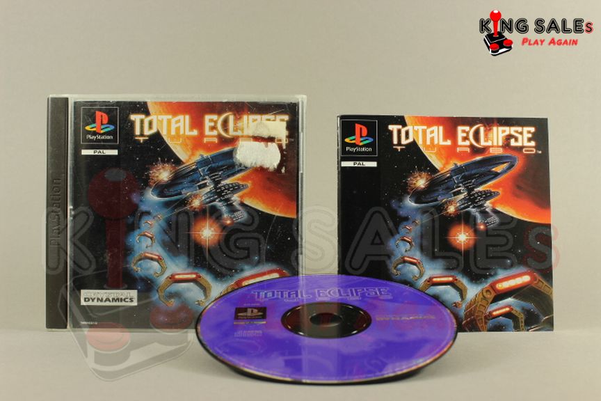 PlayStation Videospiel Total Eclips Turbo Hülle mit Anleitung und Disc
