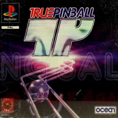 PlayStation Videospiel True Pinball Hülle mit Anleitung und Disc