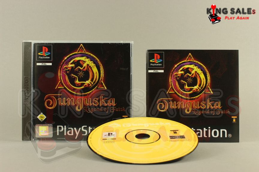 PlayStation Videospiel Tungusca Hülle mit Anleitung und Disc