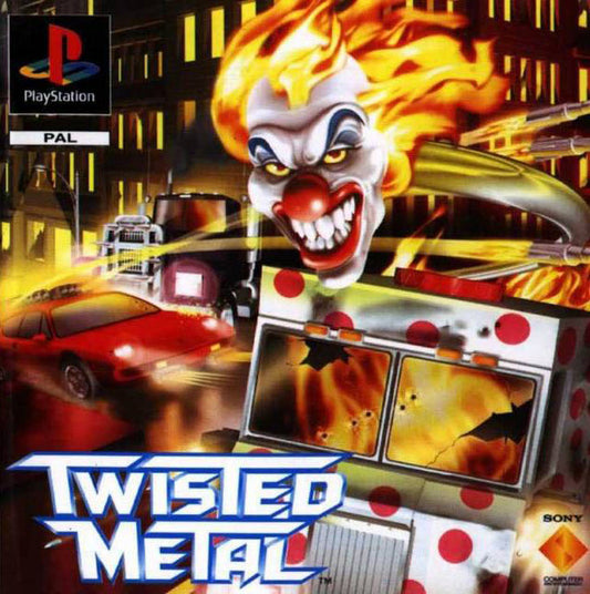 PlayStation Videospiel Twisted Metal Hülle mit Anleitung und Disc