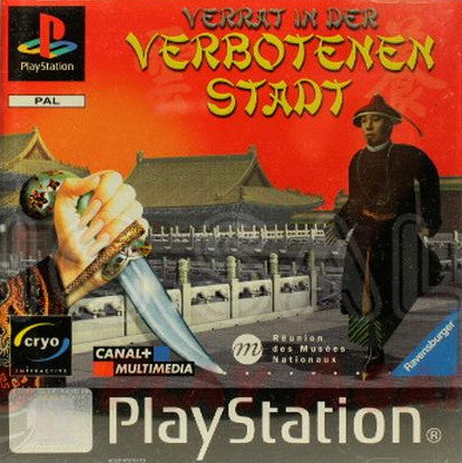 PlayStation Videospiel Verrat in der verbotenen Stadt Hülle mit Anleitung und Disc