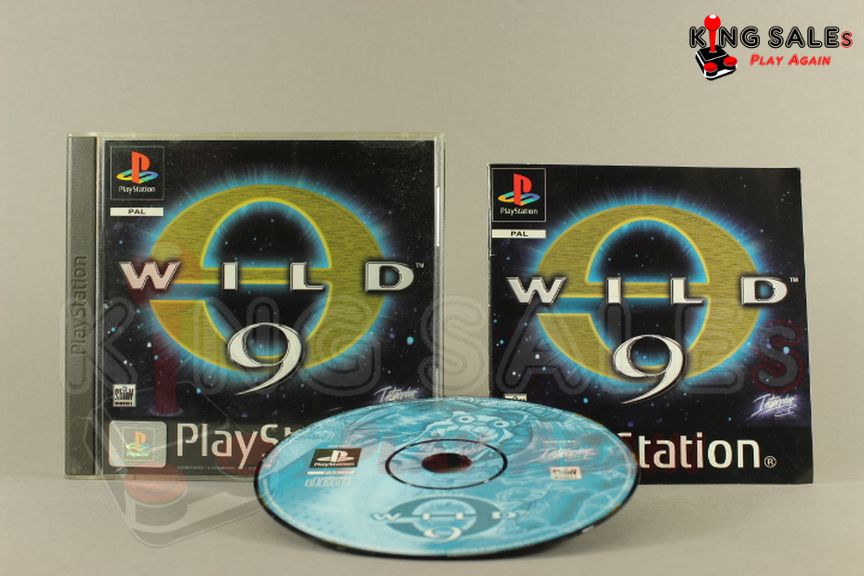 PlayStation Videospiel Wild 9 Hülle mit Anleitung und Disc