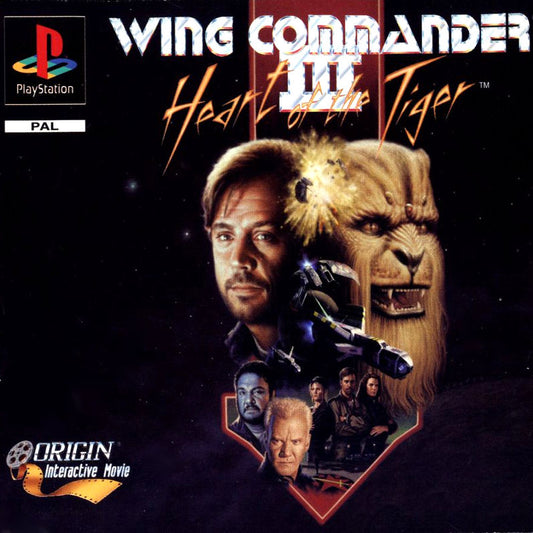 PlayStation VideospielWing Commander 3 Hülle mit Anleitung und Disc