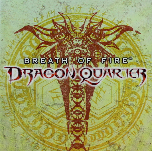 PlayStation 2 Videospiel Breath of Fire Dragon Quarter Hülle mit Anleitung und Disc