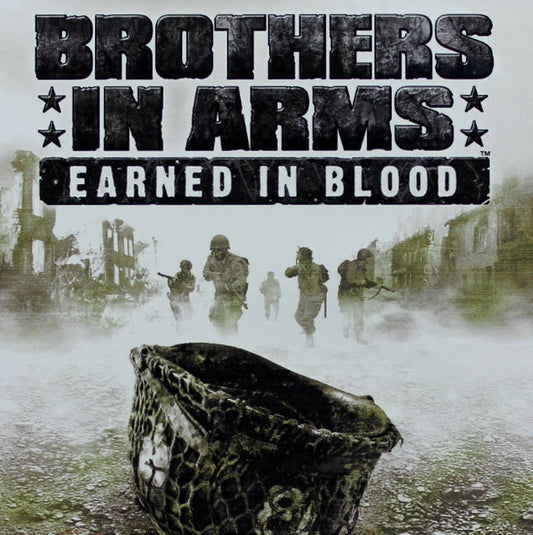 PlayStation 2 Videospiel Brothers in Arms Earned in Blood Hülle mit Anleitung und Disc