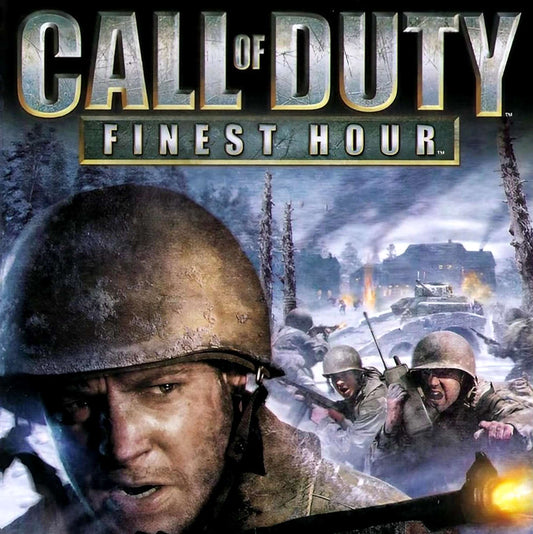 PlayStation 2 Videospiel Call of Duty Finest Hour Hülle mit Anleitung und Disc