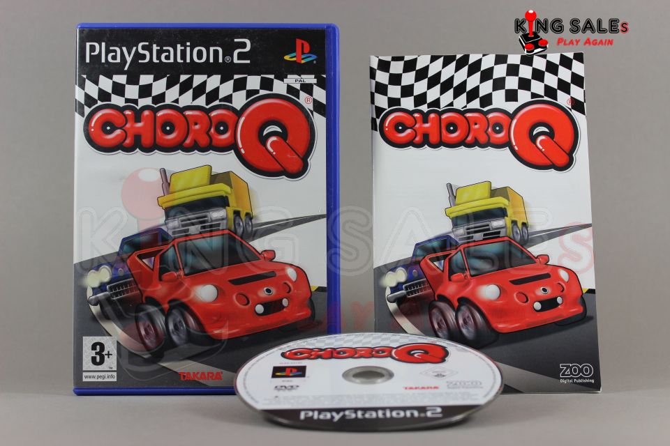 PlayStation 2 Videospiel ChoroQ Hülle mit Anleitung und Disc