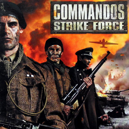 PlayStation 2 Videospiel Commandos Strike Force Hülle mit Anleitung und Disc