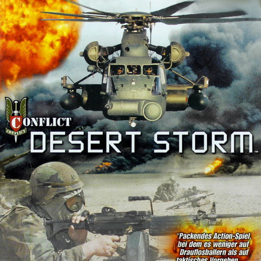 PlayStation 2 Videospiel Conflict Desert Storm Hülle mit Anleitung und Disc