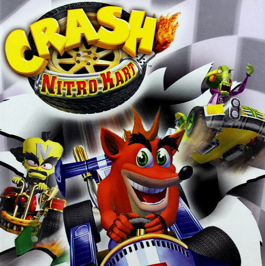 PlayStation 2 Videospiel Crash Nitro Kart Hülle mit Anleitung und Disc