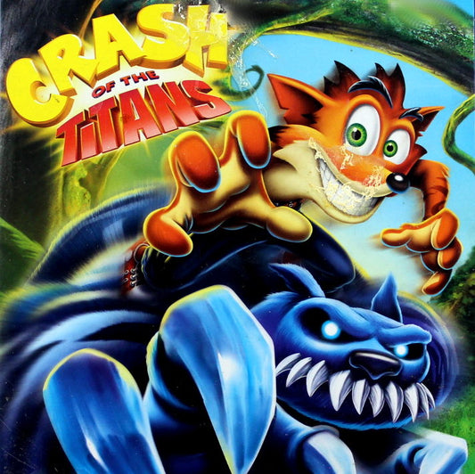PlayStation 2 Videospiel Crash of the Titans Hülle mit Anleitung und Disc