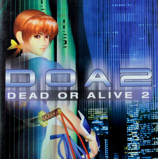 PlayStation 2 Videospiel Dead or Alive 2 Hülle mit Anleitung und Disc