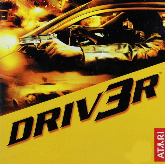 PlayStation 2 Videospiel Driver 3 Hülle mit Anleitung und Disc