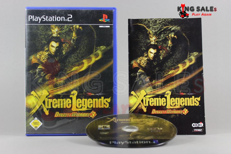 PlayStation 2 Videospiel Dynasty Warriors 3 Xtreme Legends Hülle mit Anleitung und Disc