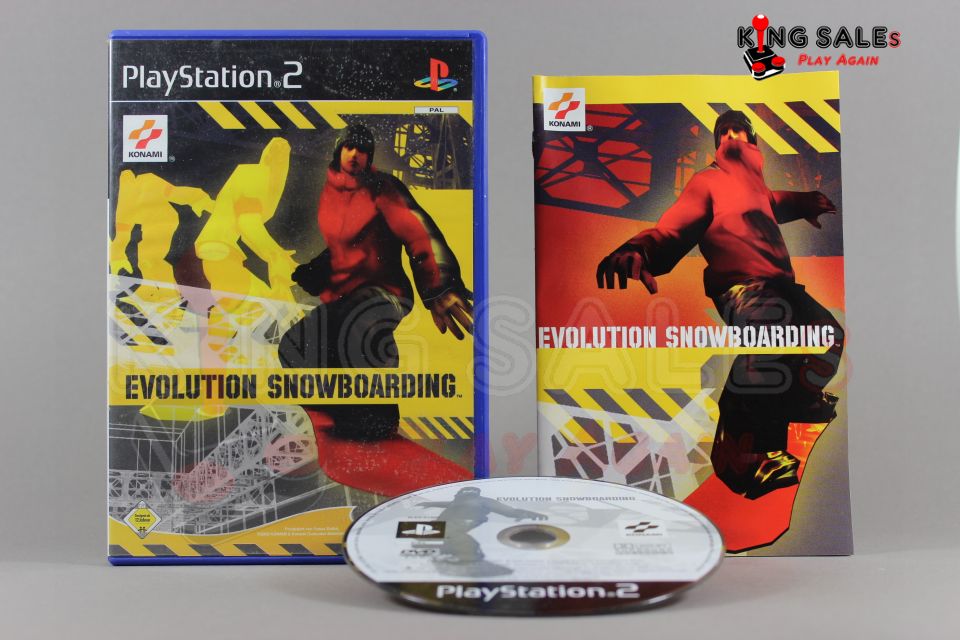 PlayStation 2 Videospiel Evolution Snowboarding Hülle mit Anleitung und Disc