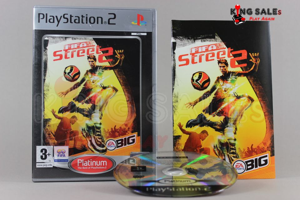 PlayStation 2  Videospiel Fifa Street 2 Hülle mit Anleitung und Disc