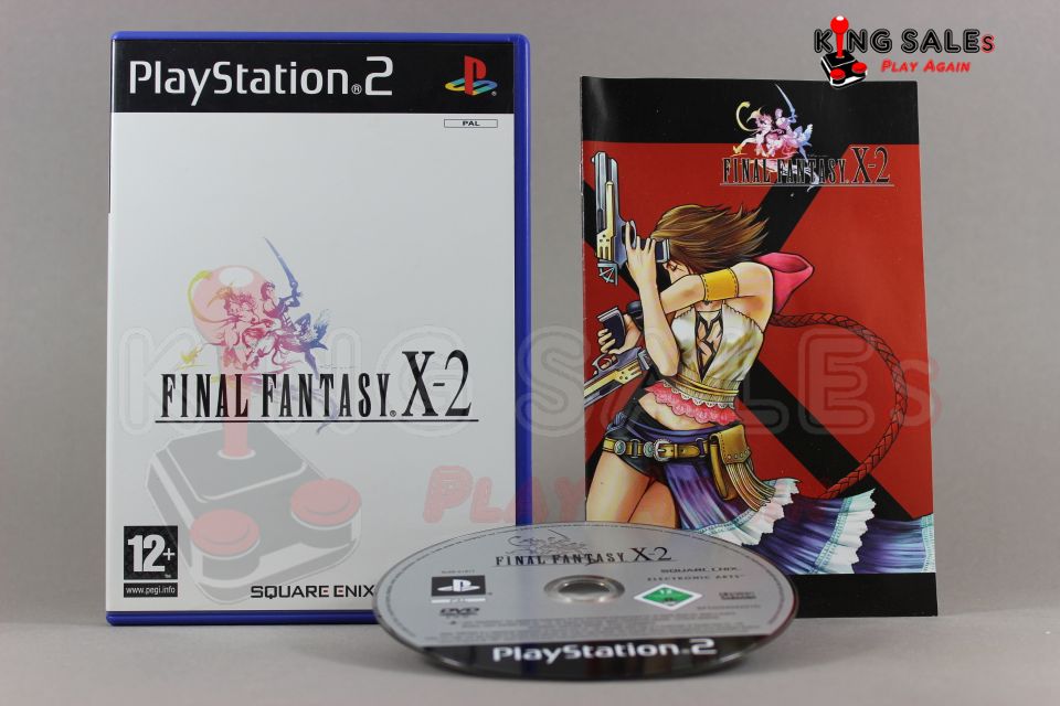 PlayStation 2 Videospiel Final Fantasy X-2 Hülle mit Anleitung und Disc