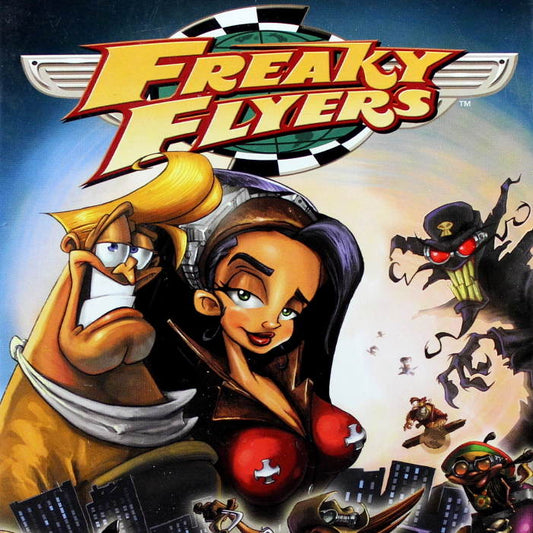 PlayStation 2 Videospiel Freaky Flyer Hülle mit Anleitung und Disc