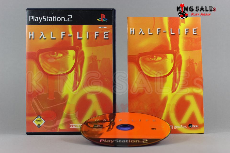 PlayStation 2 Videospiel Half-Life Hülle mit Anleitung und Disc