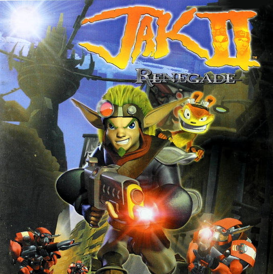 PlayStation 2 Videospiel Jak 2 Renegade Hülle mit Anleitung und Disc