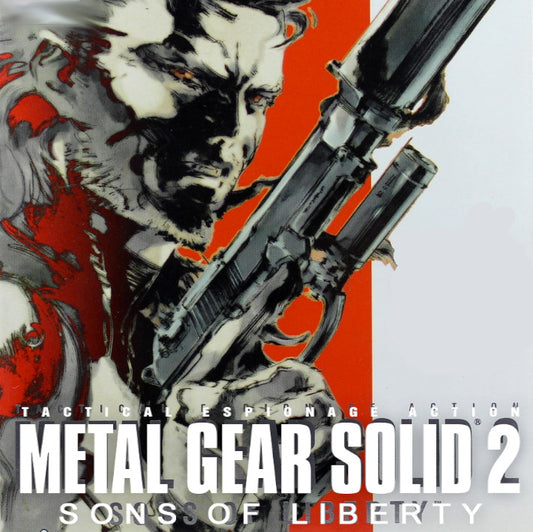 PlayStation 2 Videospiel Metal Gear Solid Sons of Liberty Hülle mit Anleitung und Disc