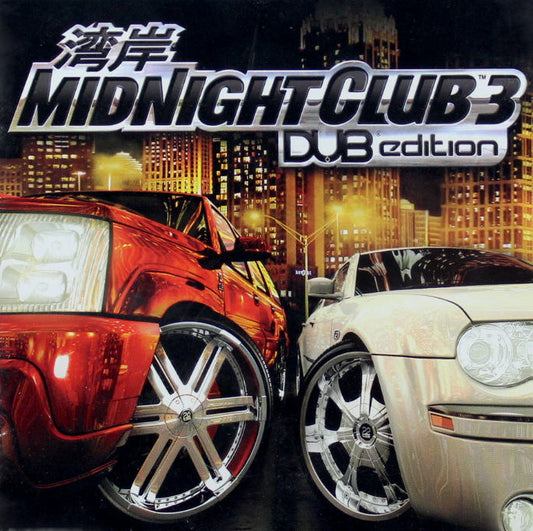 PlayStation 2 Videospiel Midnight Club 3 DUB Edition Hülle mit Anleitung und Disc