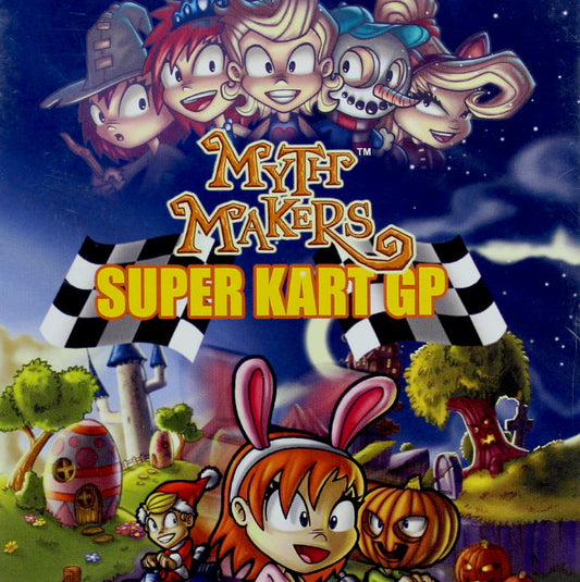 PlayStation 2 Videospiel  Myth Makers Super Kart GP Hülle mit Anleitung und Disc
