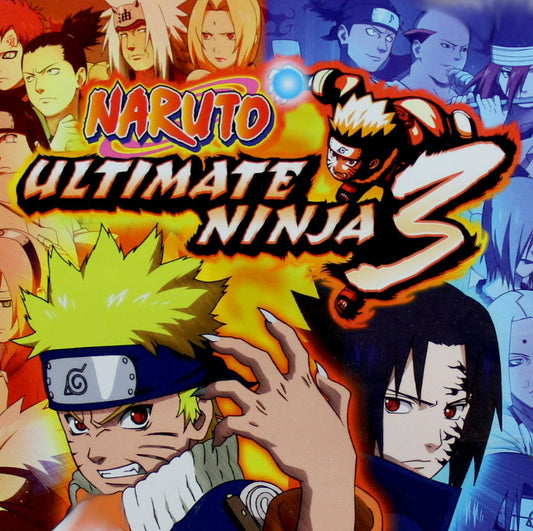 PlayStation 2 Videospiel Naruto Ultimate Ninja 3 Hülle mit Anleitung und Disc