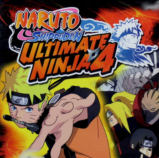 PlayStation 2 Videospiel Naruto Shippuden Ultimate Ninja 4 Hülle mit Anleitung und Disc