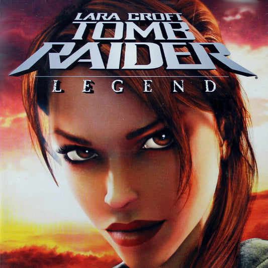 PlayStation 2 Videospiel Lara Croft Tomb Raider Legend Hülle mit Anleitung und Disc