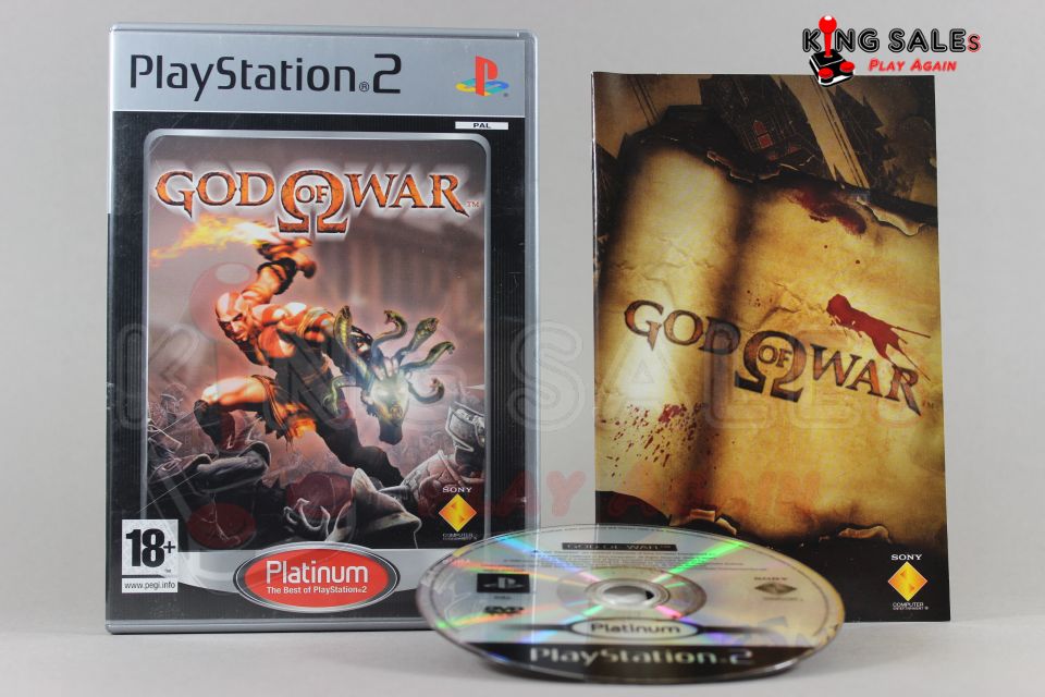 PlayStation 2 Videospiel God of War mit Anleitung und Disc Platinum