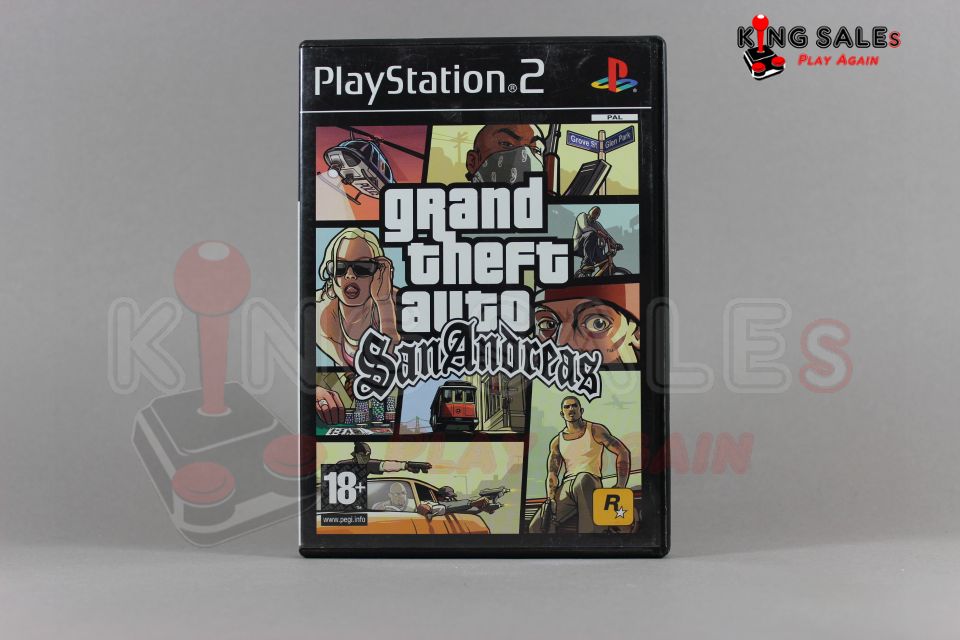 PlayStation 2  Videospiel Grand Theft Auto San Andreas Front Cover