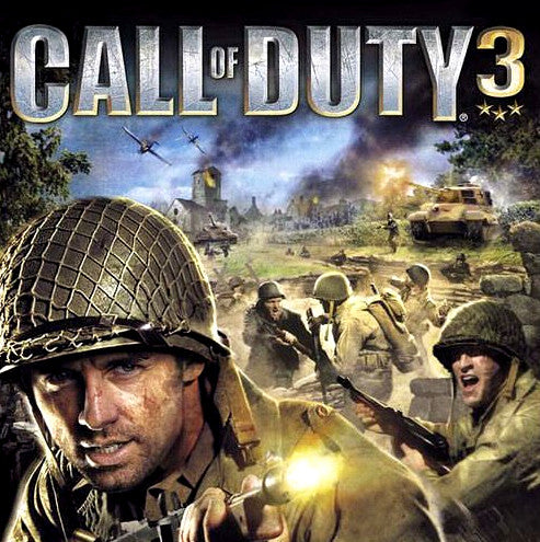 PlayStation 2 Videospiel Call of Duty 3 Hülle mit Anleitung und Disc