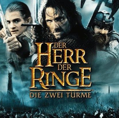 PlayStation 2 Videospiel Der Herr der ringe Die zwei Türme Hülle mit Anleitung und Disc