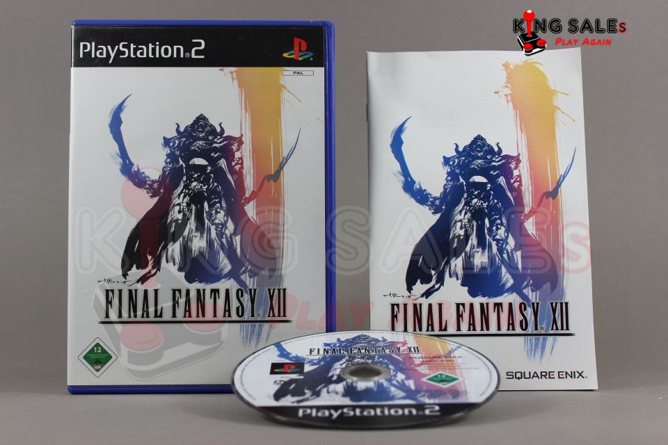 PlayStation 2 Videospiel Final Fantasy XII Hülle mit Anleitung und Disc