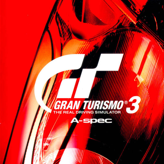 PlayStation 2 Videospiel Gran Turismo 3 A-Spec Hülle mit Anleitung und Disc