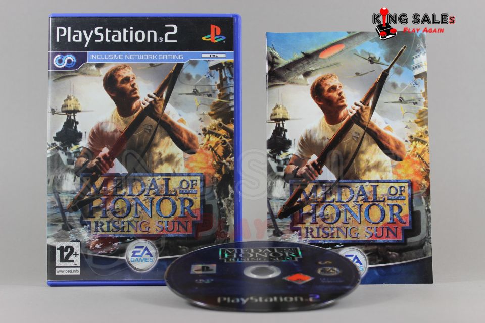 PlayStation 2 Videospiel Medal of Honor Rising Sun Hülle mit Anleitung und Disc