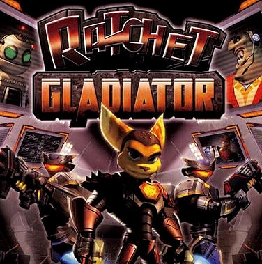 PlayStation 2 Videospiel Ratchet & Clank Gladiator Platinum Hülle mit Anleitung und Disc