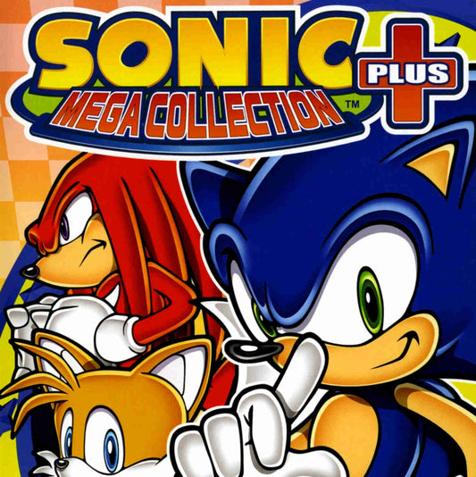 PlayStation 2 Videospiel Sonic Mega Collection Plus Hülle mit Anleitung und Disc