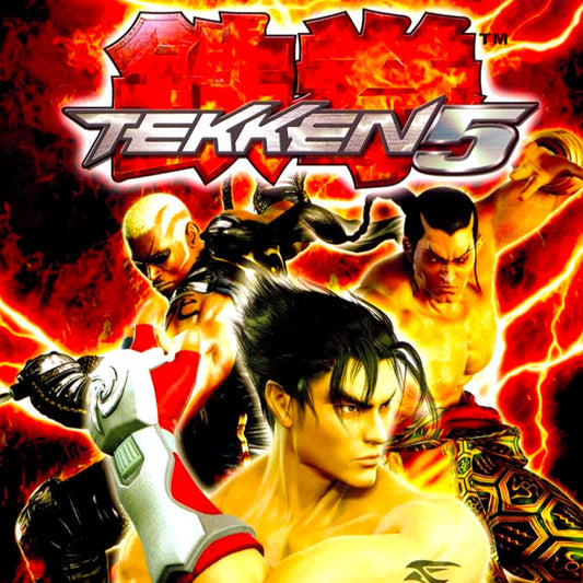 PlayStation 2 Videospiel Tekken 5 Hülle mit Anleitung und Disc