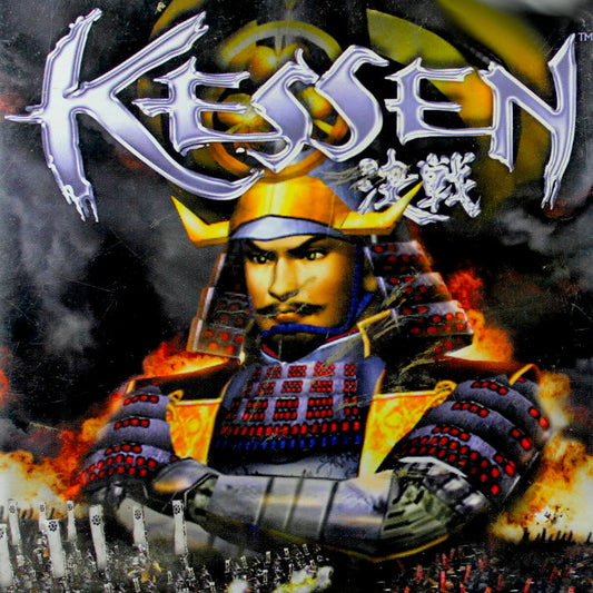 PlayStation 2 Videospiel Kessen Hülle mit Anleitung und Disc