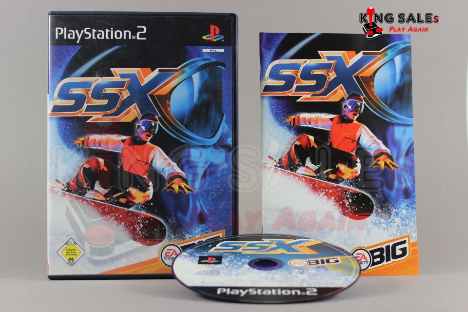 PlayStation 2 Videospiel SSX Hlle mit Anleitung und Disc