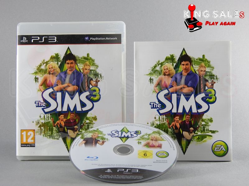 PlayStation 3 Videospiel The Sims 3 Hülle mit Anleitung und Disc