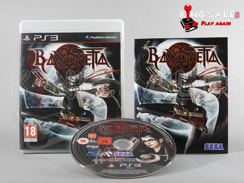 PlayStation 3 Videospiel Bayonetta Hülle mit Anleitung und Disc