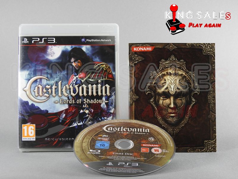 PlayStation 3 Videospiel Castlevania Lord of Shadow Hülle mit Anleitung und Disc