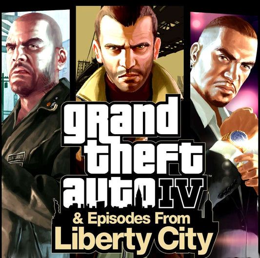 Sony PlayStation 3 Videospiel Grand Theft Auto 4 und Episodes from Liberty City  Hülle mit Anleitung und Disc