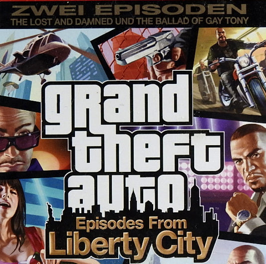 PlayStation 3 Videospiel Grand Theft Auto Episodes From Liberty City Hülle von vorne