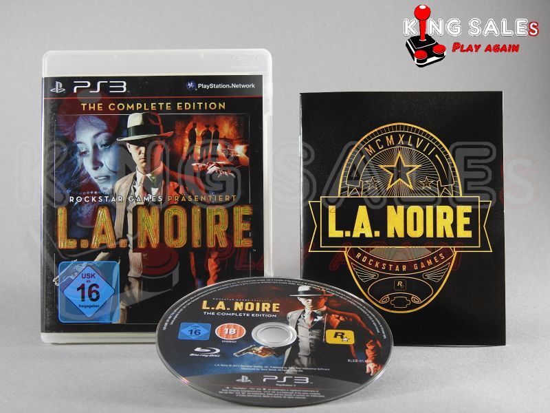 PlayStation 3 Videospiel L.A. Noir Hülle mit Anleitung und Disc